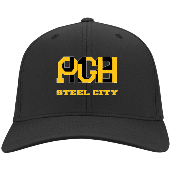 PGH412 Steel City Embroidered Adjustable Velcro closure