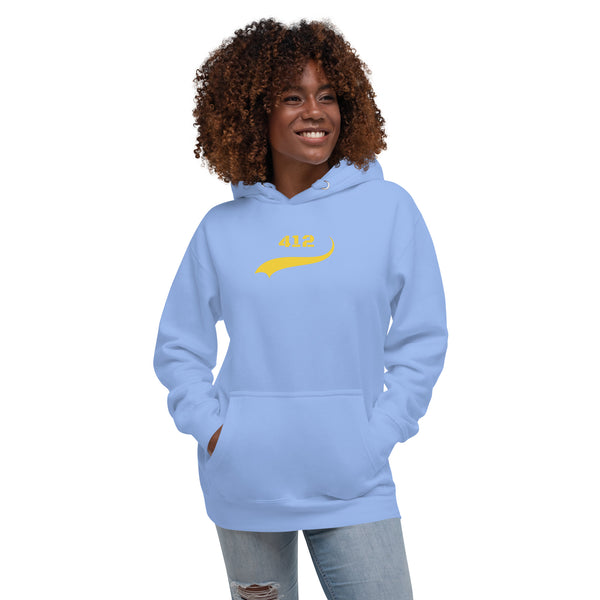 412 Pittsburgh City Banner Unisex Hoodie
