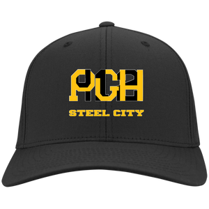 PGH412 Steel City Embroidered Adjustable Velcro closure