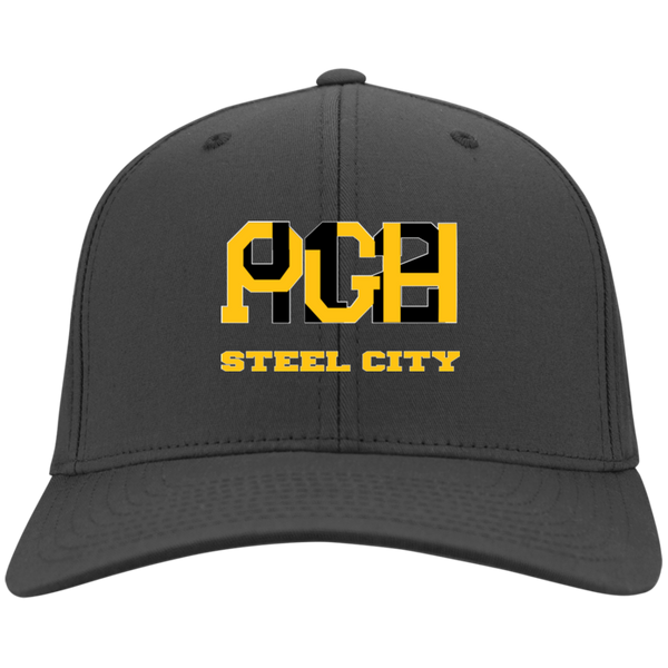 PGH412 Steel City Embroidered Adjustable Velcro closure