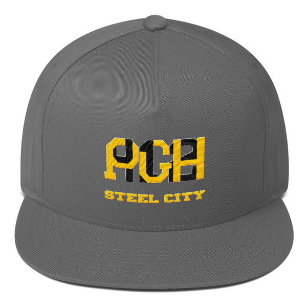 PGH412 Steel City Flat Bill Cap